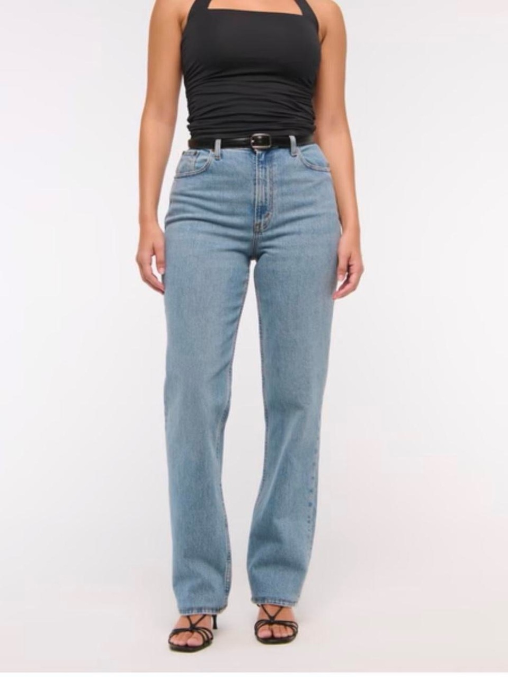 Abercrombie & Fitch Light Blue Straight Leg Jeans